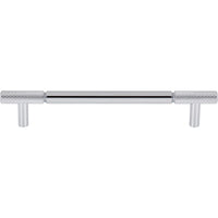 Worldwide Flooring Design Center Prestwick Pull 6 5/16 Inch (c-c) Polished Chrome Prestwick Pull 6 5/16 Inch (c-c) Polished Chrome Top Knobs Decorative Hardware