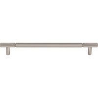 Worldwide Flooring Design Center Prestwick Pull 8 13/16 Inch (c-c) Brushed Satin Nickel Prestwick Pull 8 13/16 Inch (c-c) Brushed Satin Nickel Top Knobs Decorative Hardware