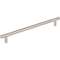 Worldwide Flooring Design Center Prestwick Pull 8 13/16 Inch (c-c) Polished Nickel Prestwick Pull 8 13/16 Inch (c-c) Polished Nickel Top Knobs Decorative Hardware