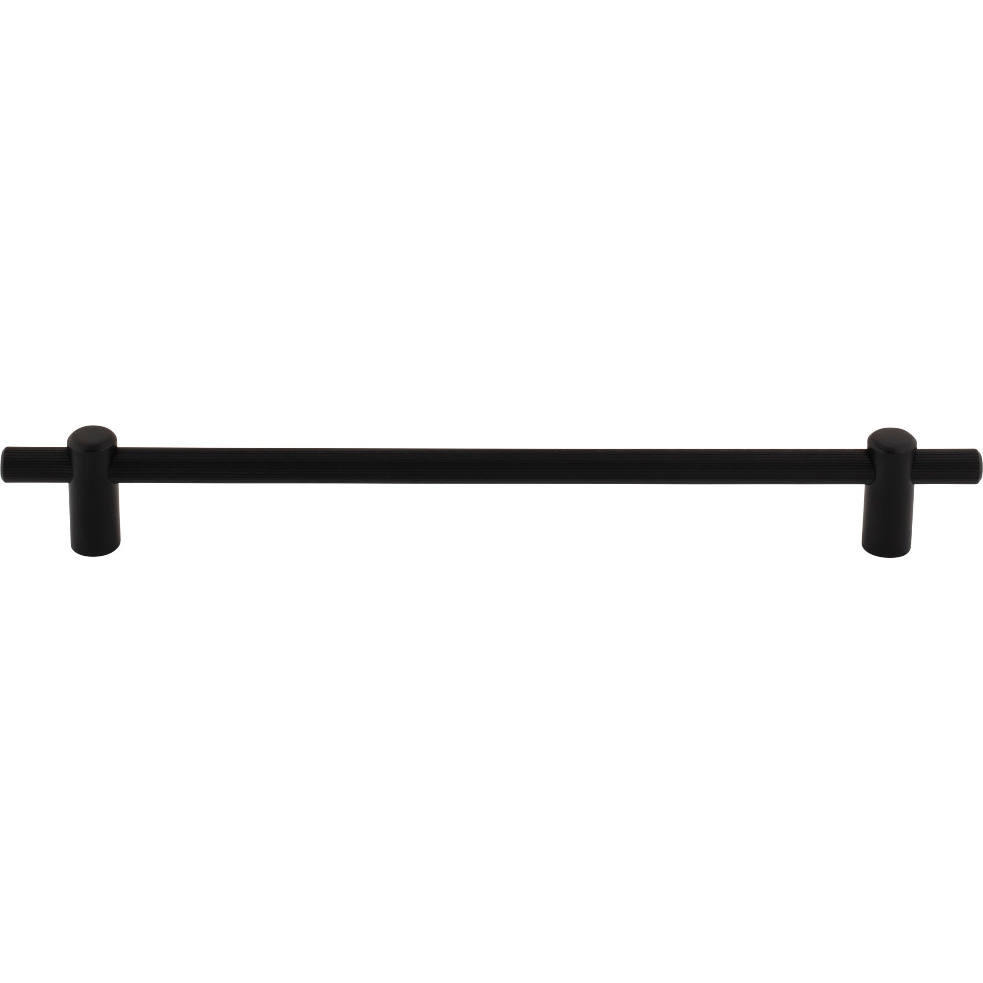 Worldwide Flooring Design Center Dempsey Pull 8 13/16 Inch (c-c) Flat Black Dempsey Pull 8 13/16 Inch (c-c) Flat Black Top Knobs Decorative Hardware