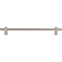 Worldwide Flooring Design Center Dempsey Pull 8 13/16 Inch (c-c) Brushed Satin Nickel Dempsey Pull 8 13/16 Inch (c-c) Brushed Satin Nickel Top Knobs Decorative Hardware