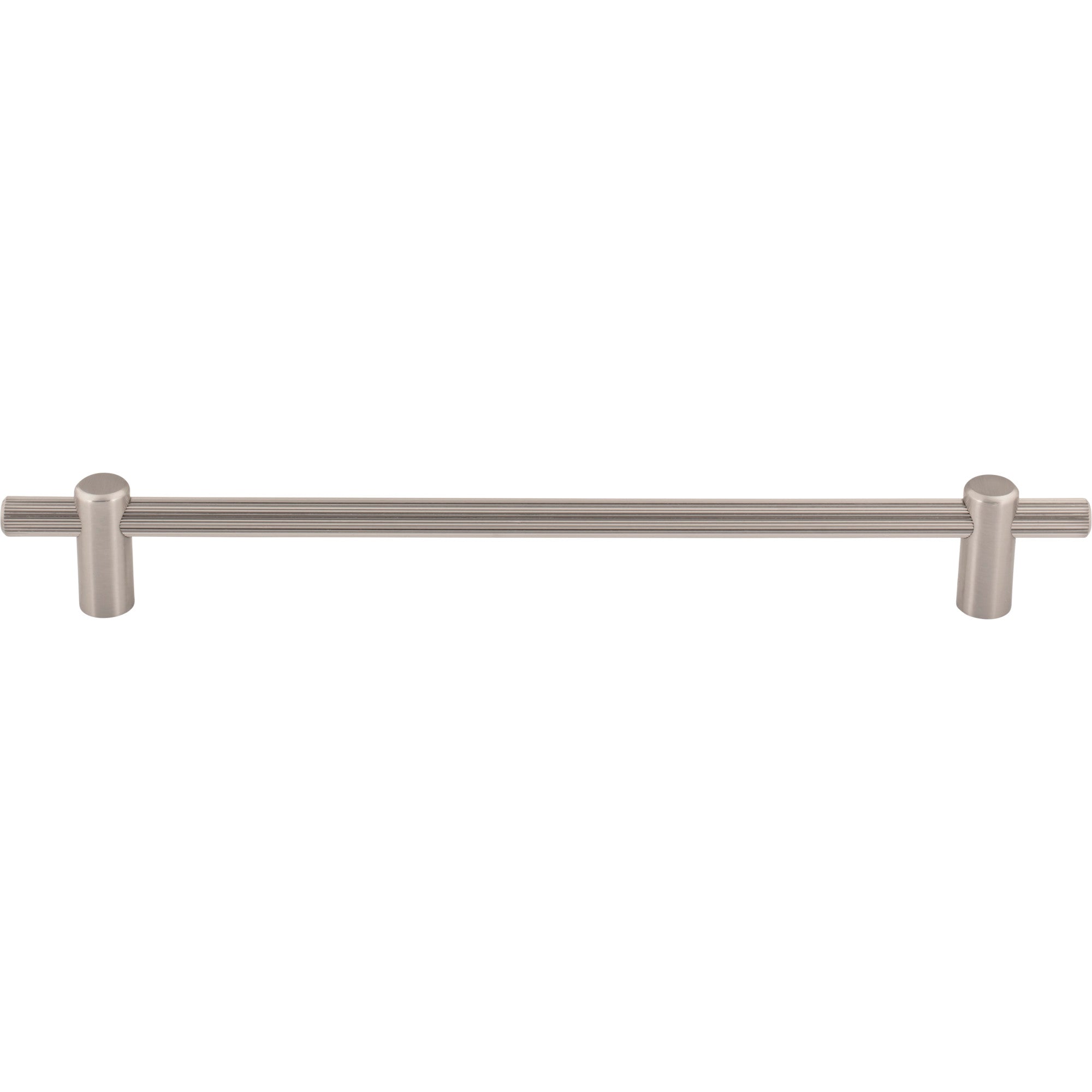 Worldwide Flooring Design Center Dempsey Pull 8 13/16 Inch (c-c) Brushed Satin Nickel Dempsey Pull 8 13/16 Inch (c-c) Brushed Satin Nickel Top Knobs Decorative Hardware