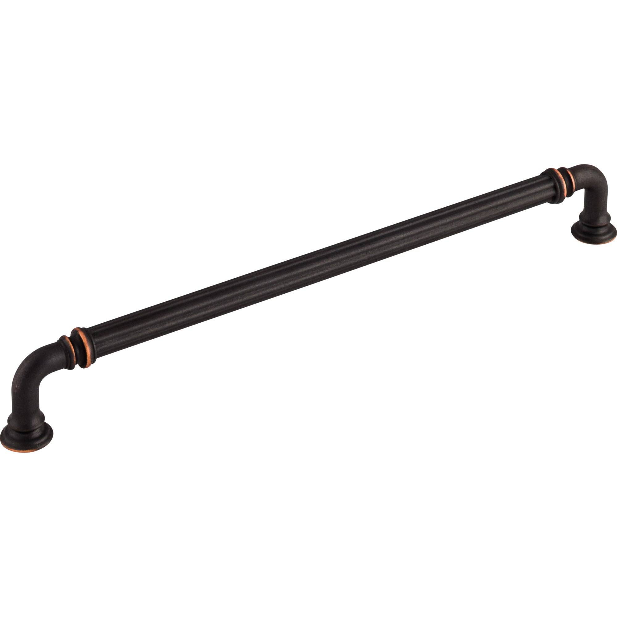 Worldwide Flooring Design Center Reeded Pull 9 Inch (c-c) Umbrio Reeded Pull 9 Inch (c-c) Umbrio Top Knobs Decorative Hardware