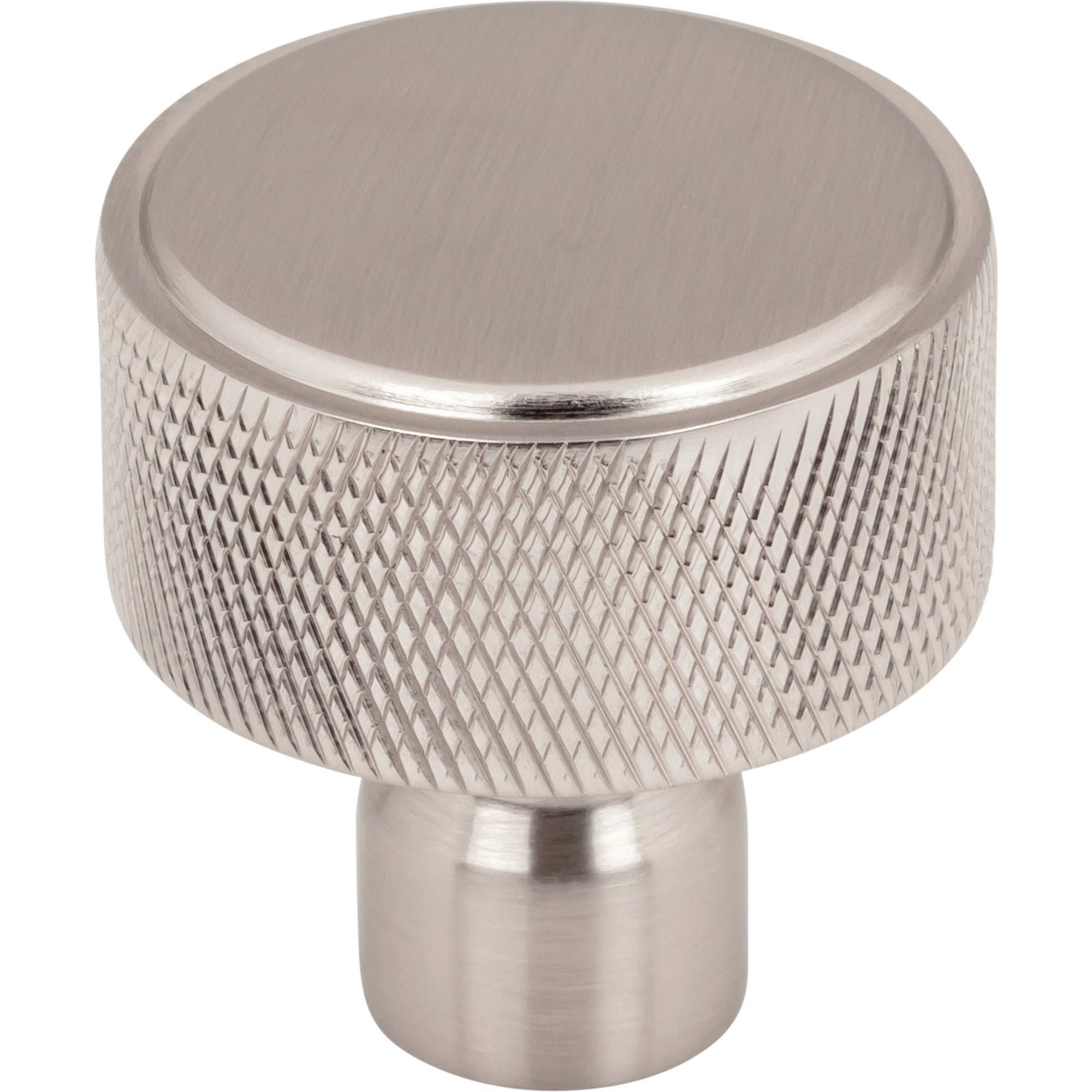 Worldwide Flooring Design Center Garrison Knob 1 1/4 Inch Brushed Satin Nickel Garrison Knob 1 1/4 Inch Brushed Satin Nickel Top Knobs Decorative Hardware