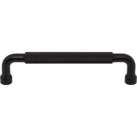Worldwide Flooring Design Center Garrison Pull 5 1/16 Inch (c-c) Flat Black Garrison Pull 5 1/16 Inch (c-c) Flat Black Top Knobs Decorative Hardware