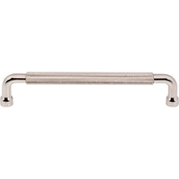 Worldwide Flooring Design Center Garrison Pull 6 5/16 Inch (c-c) Polished Nickel Garrison Pull 6 5/16 Inch (c-c) Polished Nickel Top Knobs Decorative Hardware