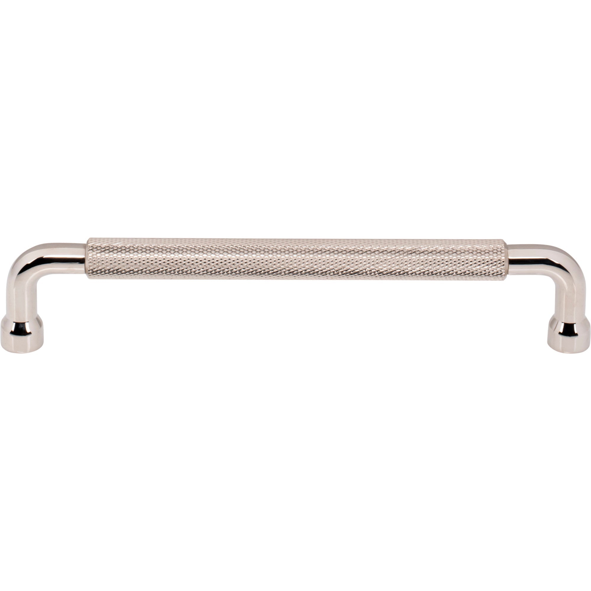 Worldwide Flooring Design Center Garrison Pull 6 5/16 Inch (c-c) Polished Nickel Garrison Pull 6 5/16 Inch (c-c) Polished Nickel Top Knobs Decorative Hardware