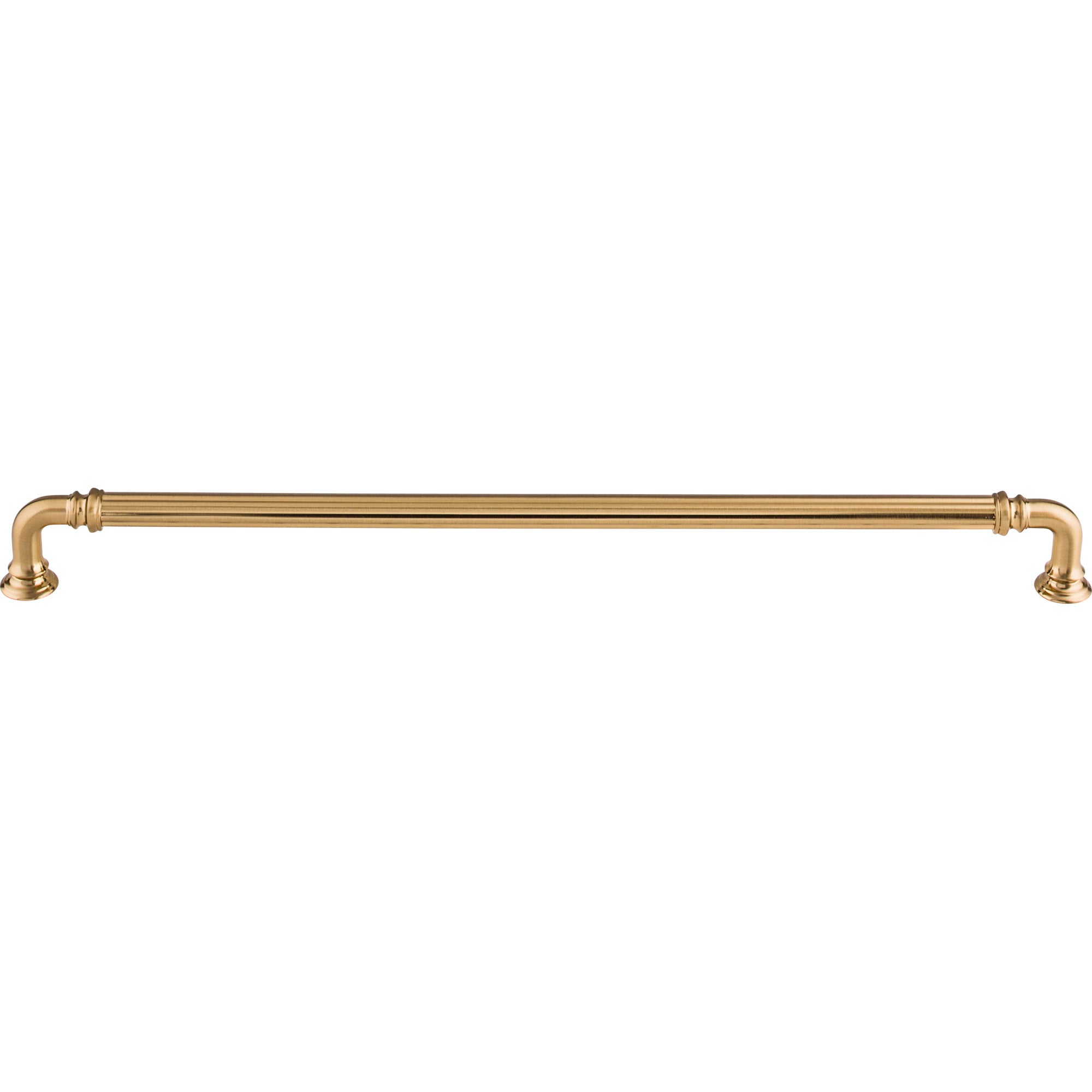 Worldwide Flooring Design Center Reeded Pull 12 Inch (c-c) Honey Bronze Reeded Pull 12 Inch (c-c) Honey Bronze Top Knobs Decorative Hardware