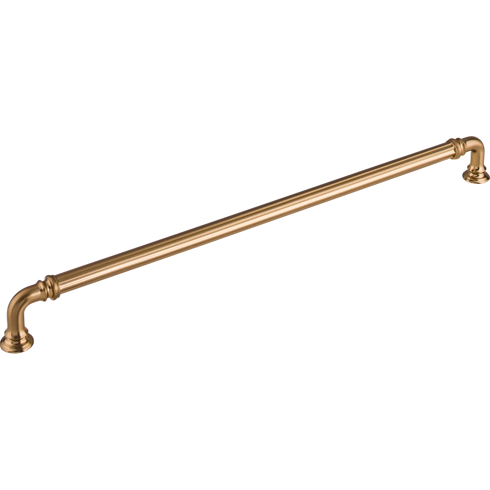 Worldwide Flooring Design Center Reeded Pull 12 Inch (c-c) Honey Bronze Reeded Pull 12 Inch (c-c) Honey Bronze Top Knobs Decorative Hardware