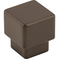 Worldwide Flooring Design Center Tapered Square Knob 1 Inch Ash Gray Tapered Square Knob 1 Inch Ash Gray Top Knobs Decorative Hardware