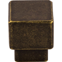 Worldwide Flooring Design Center Tapered Square Knob 1 Inch German Bronze Tapered Square Knob 1 Inch German Bronze Top Knobs Decorative Hardware