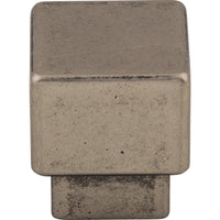 Worldwide Flooring Design Center Tapered Square Knob 1 Inch Pewter Antique Tapered Square Knob 1 Inch Pewter Antique Top Knobs Decorative Hardware