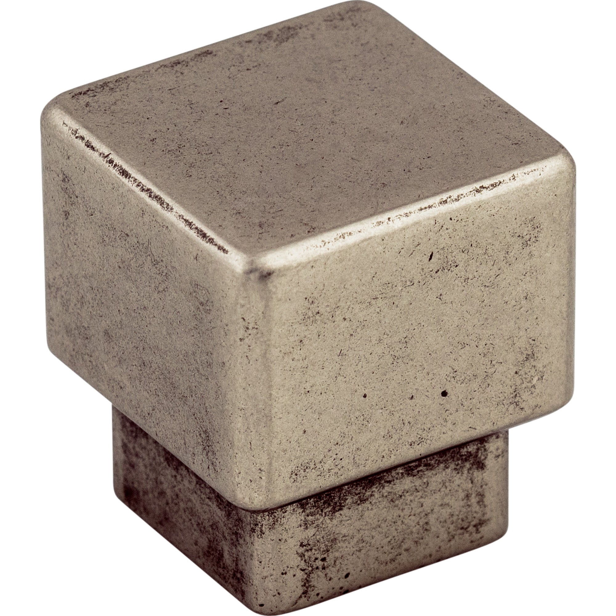 Worldwide Flooring Design Center Tapered Square Knob 1 Inch Pewter Antique Tapered Square Knob 1 Inch Pewter Antique Top Knobs Decorative Hardware