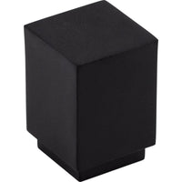 Worldwide Flooring Design Center Linear Square Knob 3/4 Inch Flat Black Linear Square Knob 3/4 Inch Flat Black Top Knobs Decorative Hardware
