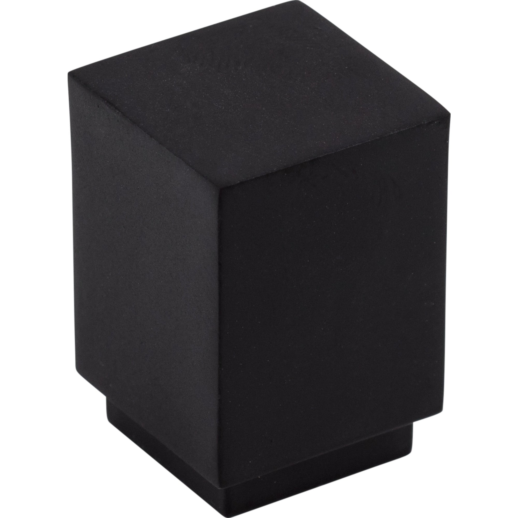 Worldwide Flooring Design Center Linear Square Knob 3/4 Inch Flat Black Linear Square Knob 3/4 Inch Flat Black Top Knobs Decorative Hardware