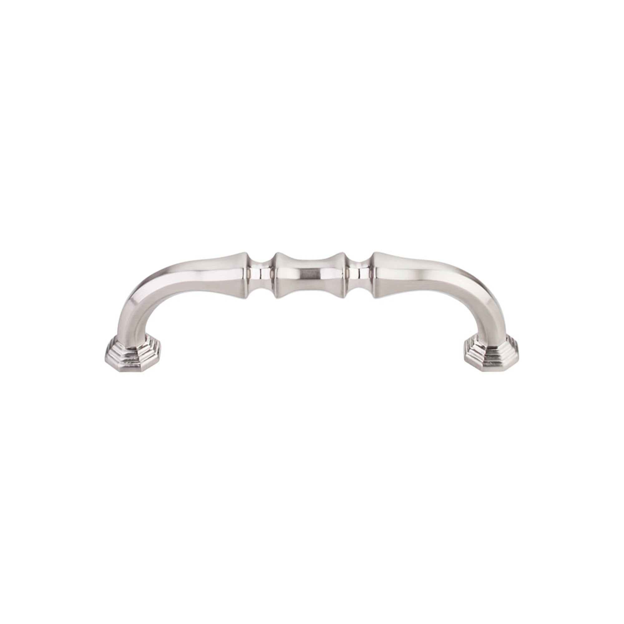 Worldwide Flooring Design Center Chalet Pull 3 3/4 Inch (c-c) Brushed Satin Nickel Chalet Pull 3 3/4 Inch (c-c) Brushed Satin Nickel Top Knobs Decorative Hardware