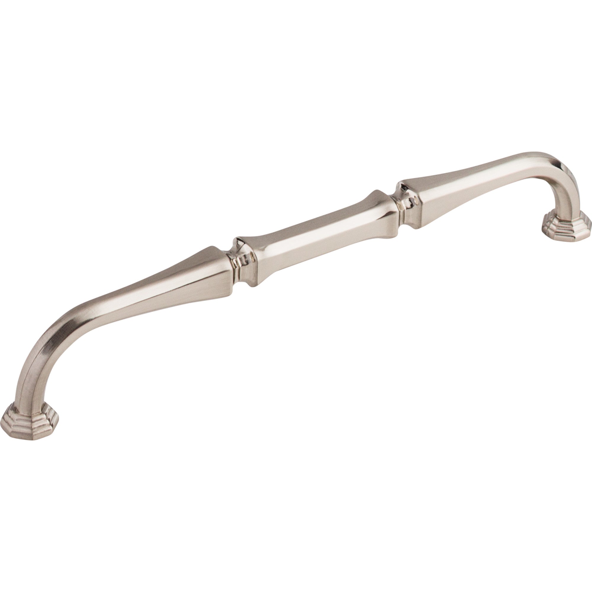 Worldwide Flooring Design Center Chalet Pull 7 Inch (c-c) Brushed Satin Nickel Chalet Pull 7 Inch (c-c) Brushed Satin Nickel Top Knobs Decorative Hardware