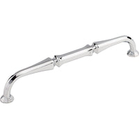 Worldwide Flooring Design Center Chalet Pull 7 Inch (c-c) Polished Chrome Chalet Pull 7 Inch (c-c) Polished Chrome Top Knobs Decorative Hardware