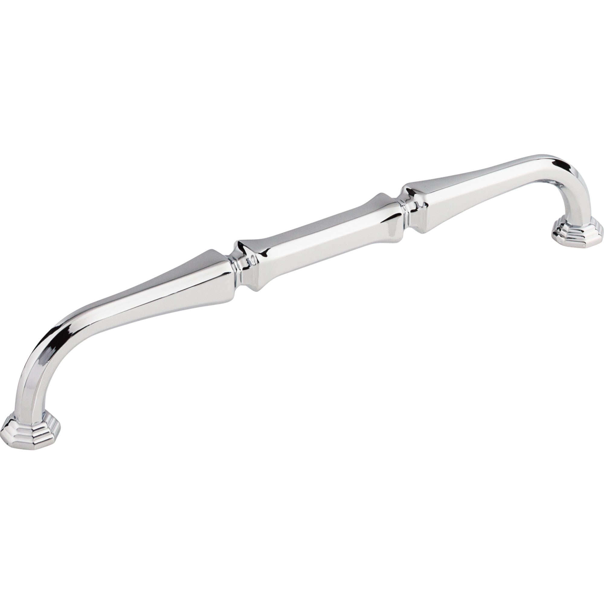 Worldwide Flooring Design Center Chalet Pull 7 Inch (c-c) Polished Chrome Chalet Pull 7 Inch (c-c) Polished Chrome Top Knobs Decorative Hardware