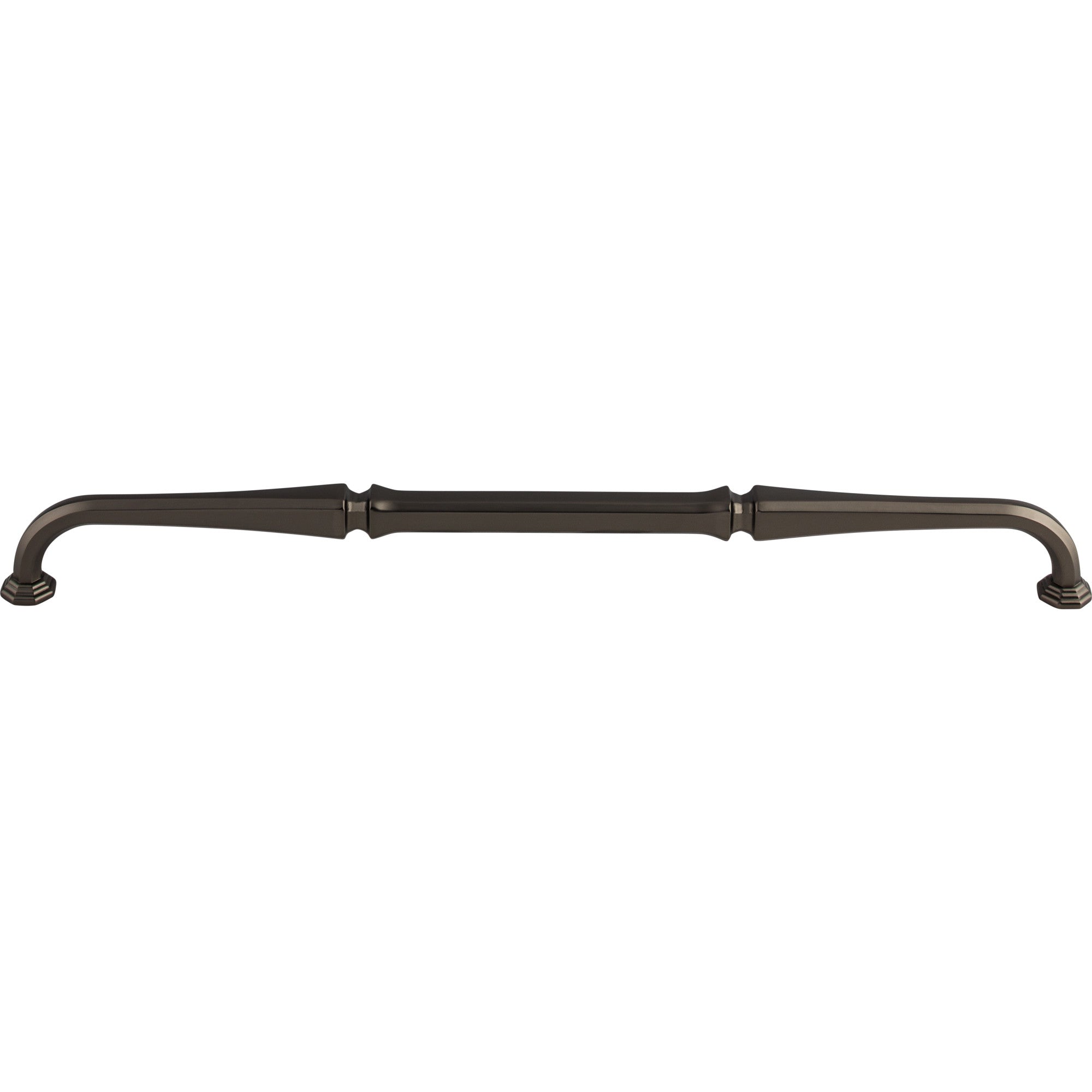 Worldwide Flooring Design Center Chalet Pull 12 Inch (c-c) Ash Gray Chalet Pull 12 Inch (c-c) Ash Gray Top Knobs Decorative Hardware