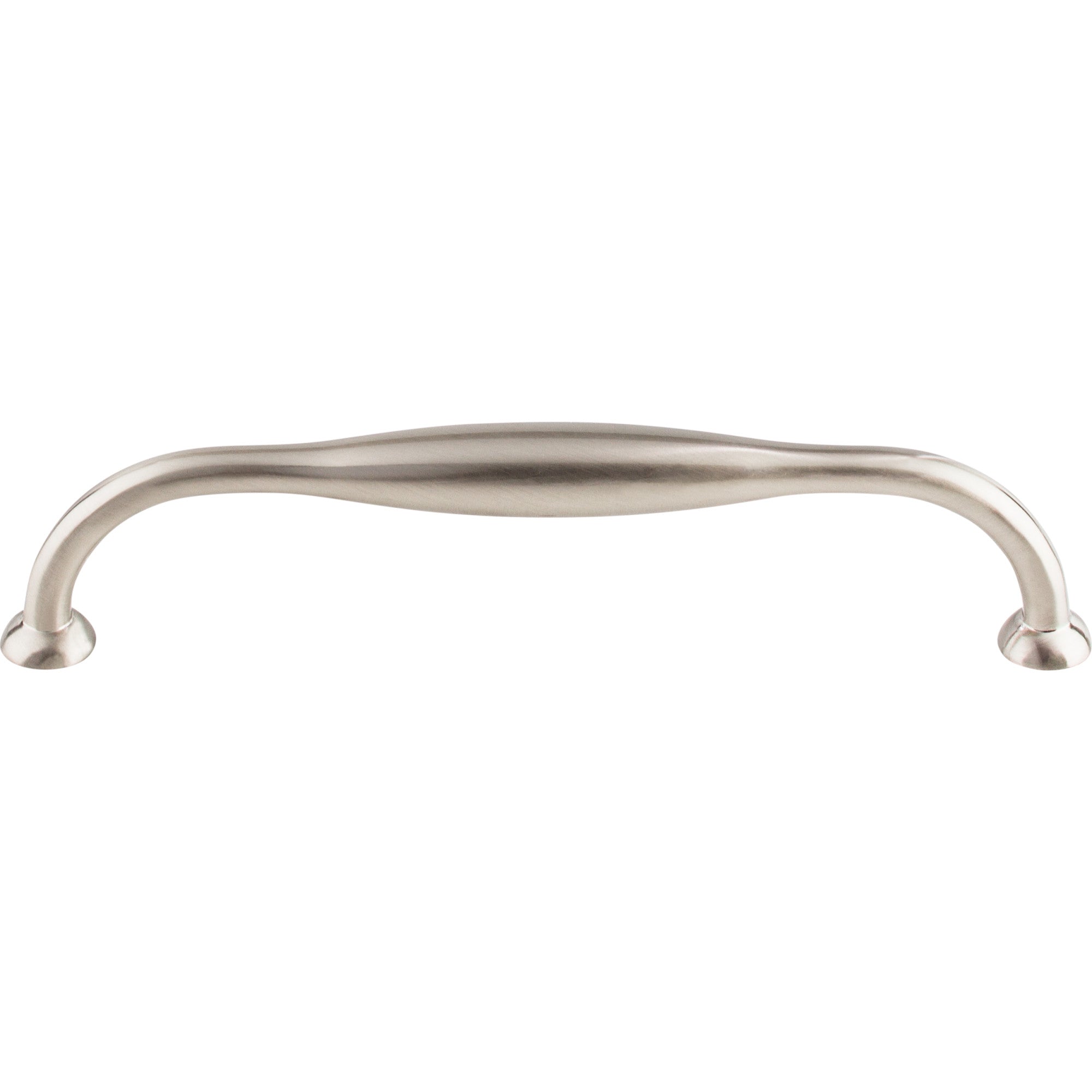 Worldwide Flooring Design Center Shrewsbury D Pull 6 5/16 Inch (c-c) Brushed Satin Nickel Shrewsbury D Pull 6 5/16 Inch (c-c) Brushed Satin Nickel Top Knobs Decorative Hardware