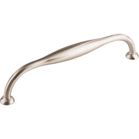 Worldwide Flooring Design Center Shrewsbury D Pull 6 5/16 Inch (c-c) Brushed Satin Nickel Shrewsbury D Pull 6 5/16 Inch (c-c) Brushed Satin Nickel Top Knobs Decorative Hardware
