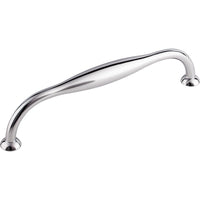 Worldwide Flooring Design Center Shrewsbury D Pull 6 5/16 Inch (c-c) Polished Chrome Shrewsbury D Pull 6 5/16 Inch (c-c) Polished Chrome Top Knobs Decorative Hardware