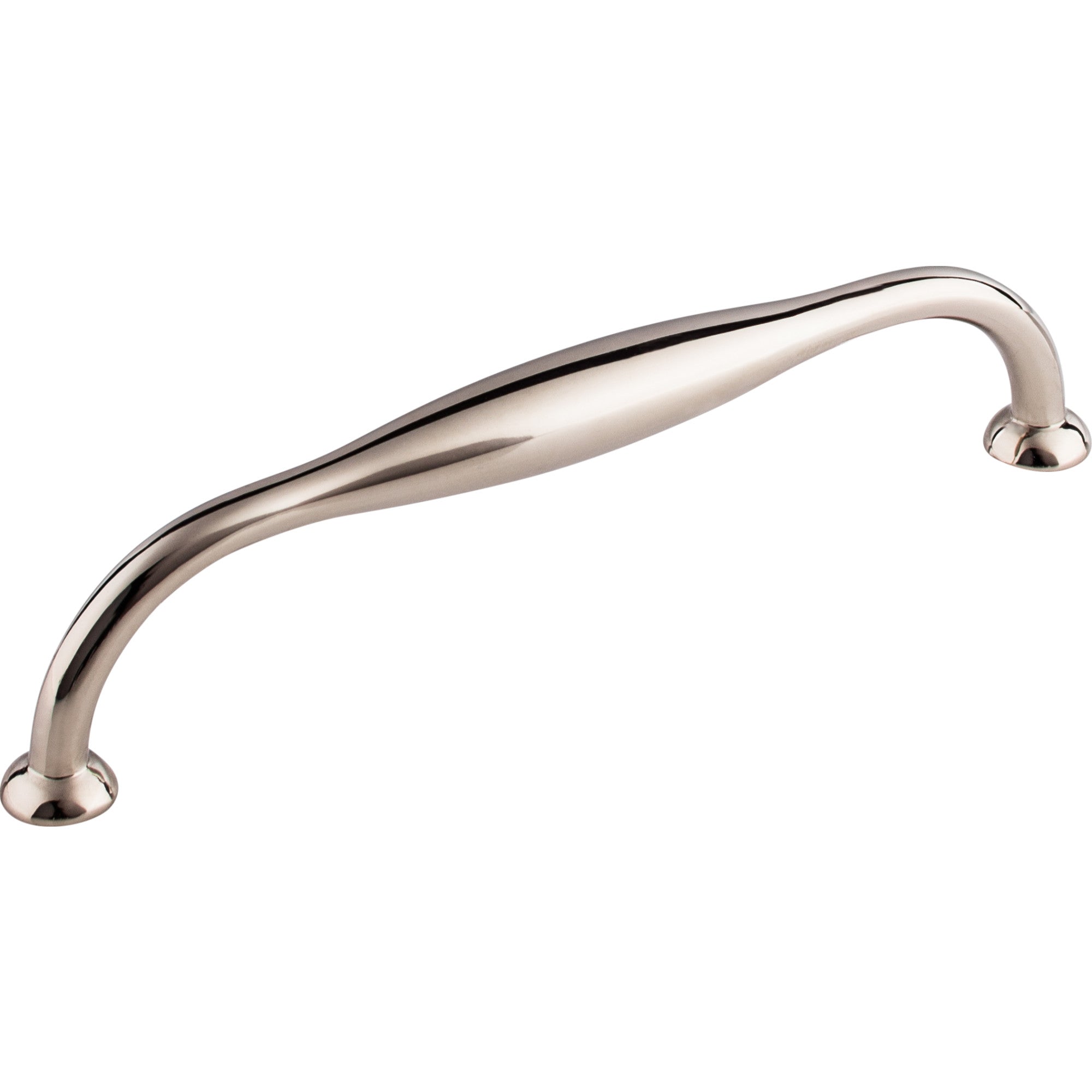 Worldwide Flooring Design Center Shrewsbury D Pull 6 5/16 Inch (c-c) Polished Nickel Shrewsbury D Pull 6 5/16 Inch (c-c) Polished Nickel Top Knobs Decorative Hardware