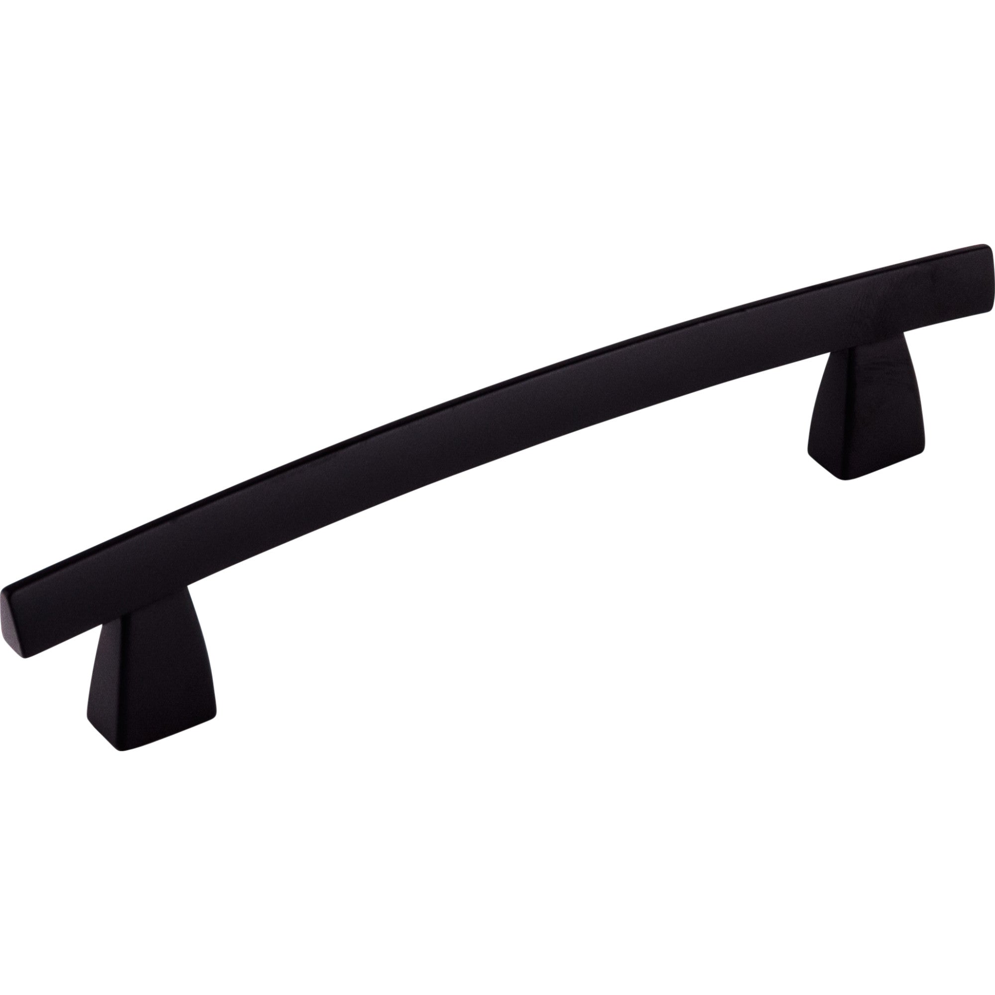 Worldwide Flooring Design Center Arched Pull 5 Inch (c-c) Flat Black Arched Pull 5 Inch (c-c) Flat Black Top Knobs Decorative Hardware