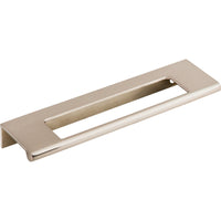 Worldwide Flooring Design Center Europa Cut Out Tab Pull 5 Inch (c-c) Brushed Satin Nickel Europa Cut Out Tab Pull 5 Inch (c-c) Brushed Satin Nickel Top Knobs Decorative Hardware