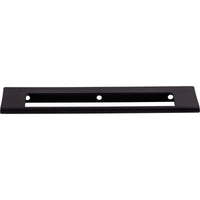 Worldwide Flooring Design Center Europa Cut Out Tab Pull 6 Inch (c-c) Flat Black Europa Cut Out Tab Pull 6 Inch (c-c) Flat Black Top Knobs Decorative Hardware