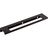 Worldwide Flooring Design Center Europa Cut Out Tab Pull 6 Inch (c-c) Flat Black Europa Cut Out Tab Pull 6 Inch (c-c) Flat Black Top Knobs Decorative Hardware
