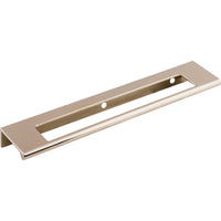 Worldwide Flooring Design Center Europa Cut Out Tab Pull 6 Inch (c-c) Polished Nickel Europa Cut Out Tab Pull 6 Inch (c-c) Polished Nickel Top Knobs Decorative Hardware