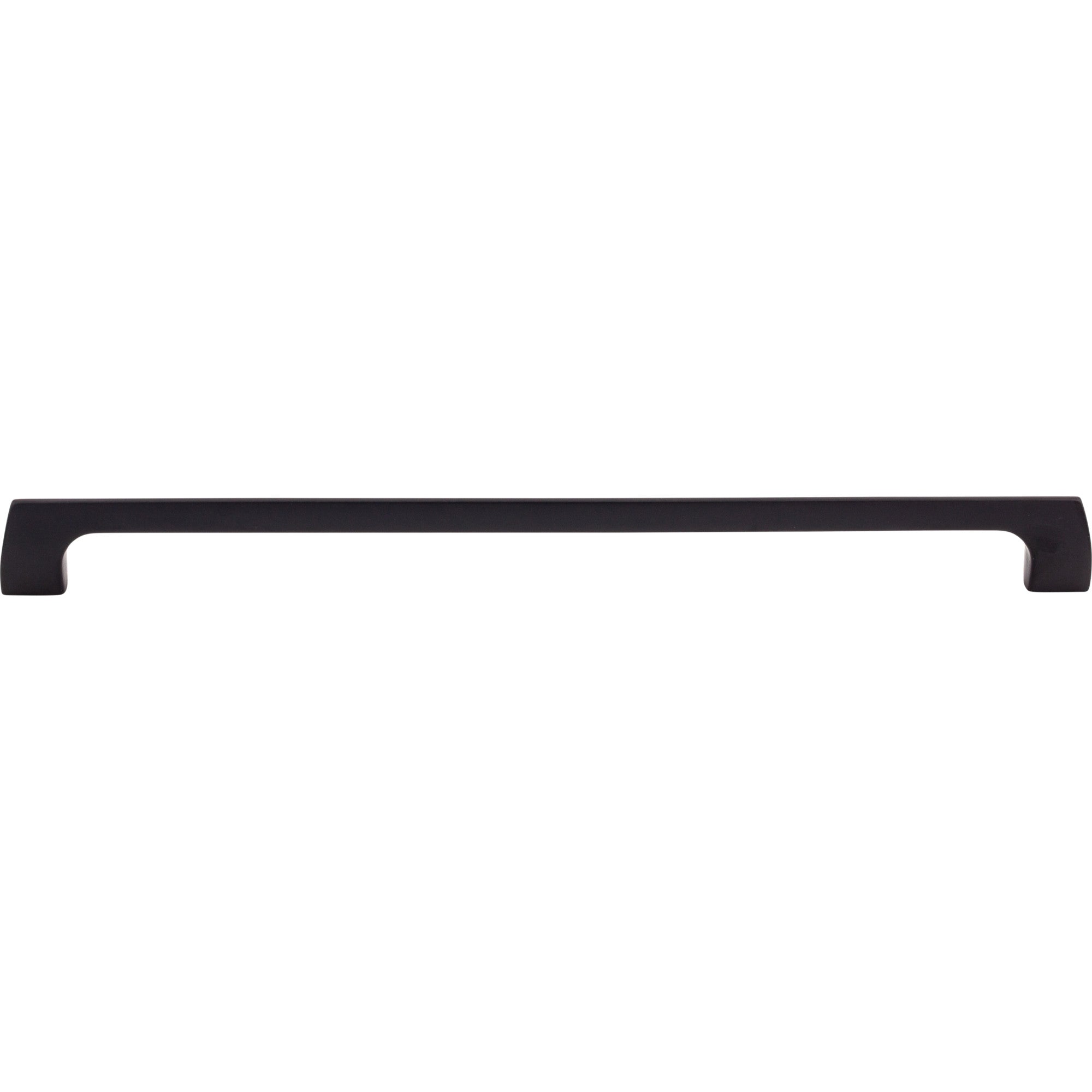 Worldwide Flooring Design Center Holland Pull 12 Inch (c-c) Flat Black Holland Pull 12 Inch (c-c) Flat Black Top Knobs Decorative Hardware
