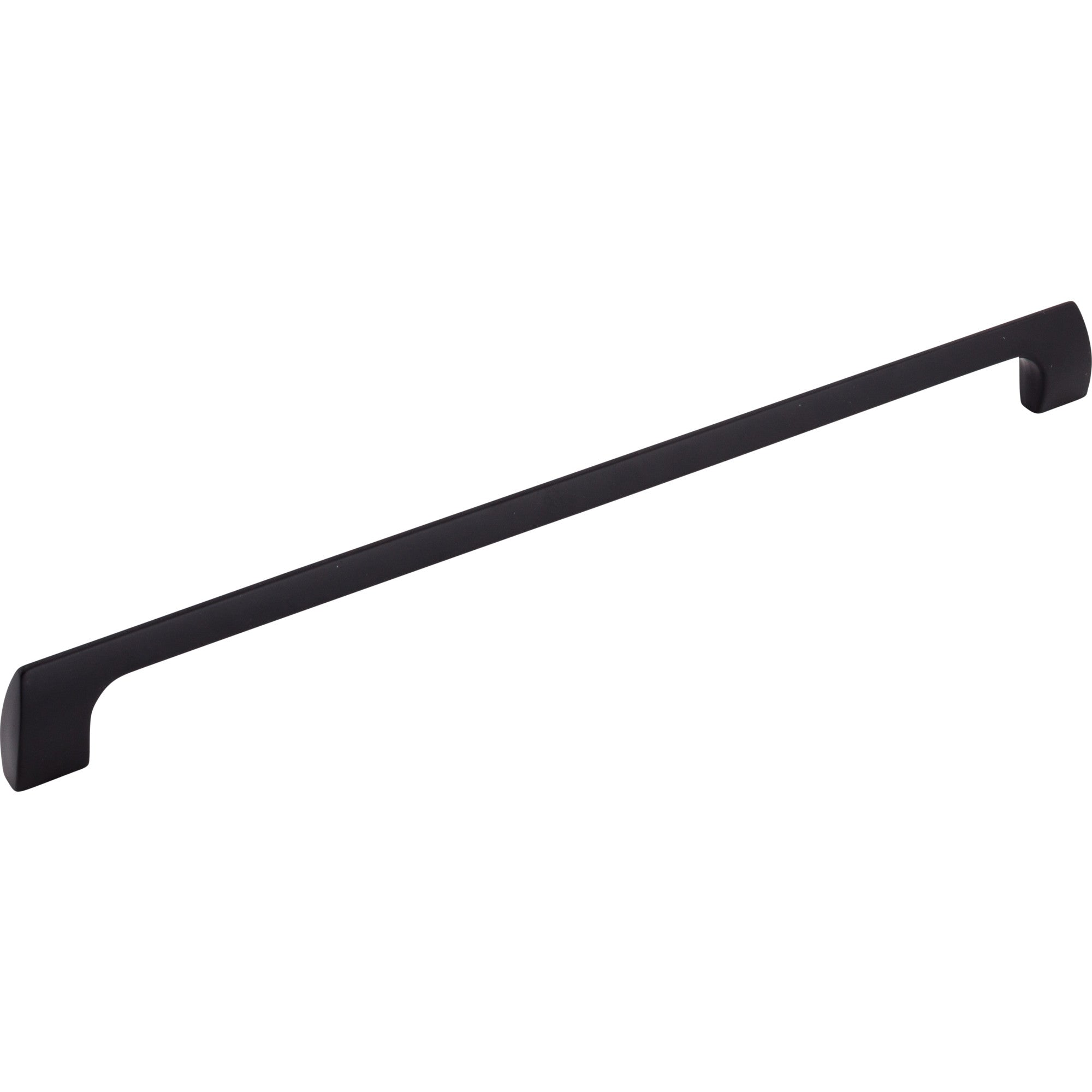 Worldwide Flooring Design Center Holland Pull 12 Inch (c-c) Flat Black Holland Pull 12 Inch (c-c) Flat Black Top Knobs Decorative Hardware