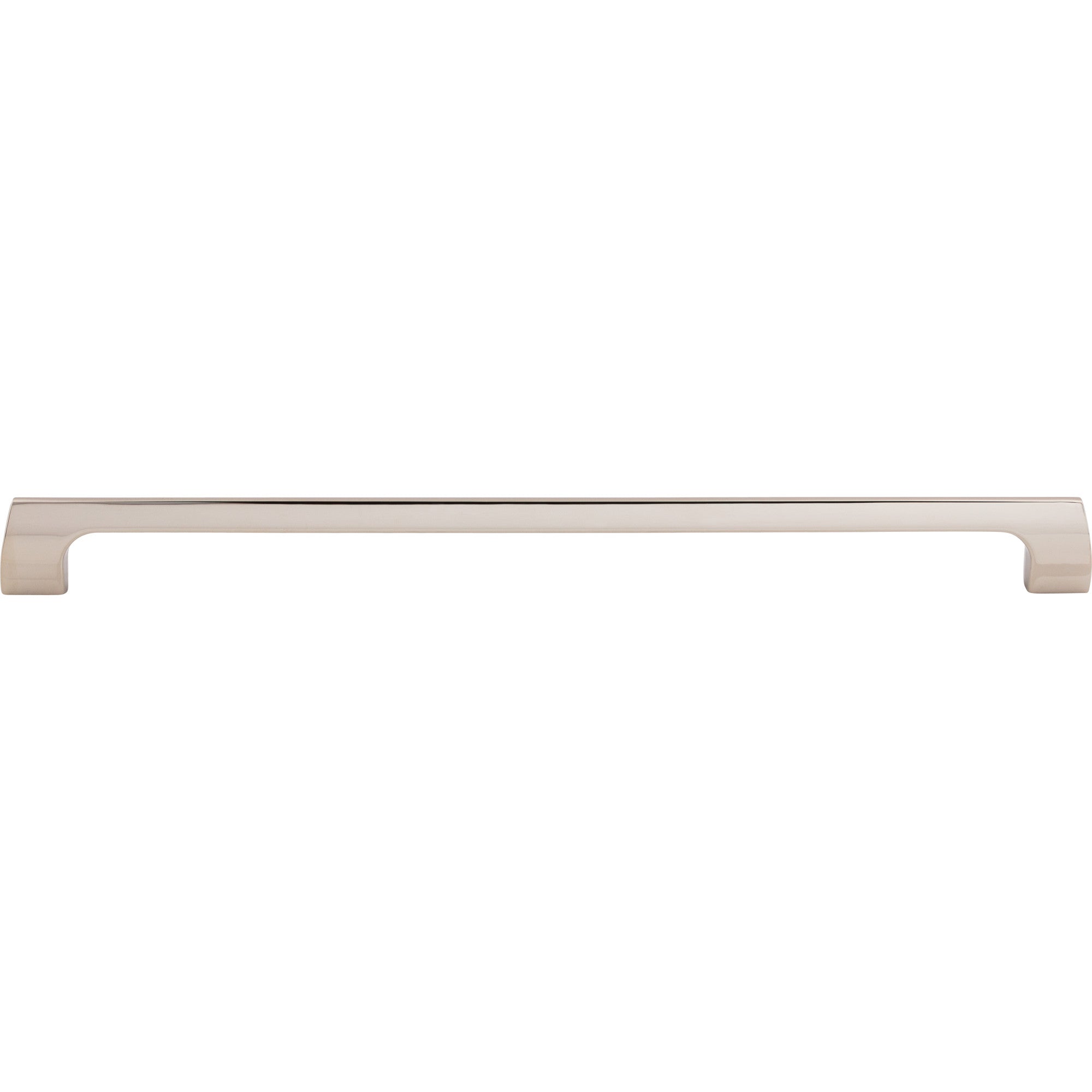 Worldwide Flooring Design Center Holland Pull 12 Inch (c-c) Polished Nickel Holland Pull 12 Inch (c-c) Polished Nickel Top Knobs Decorative Hardware