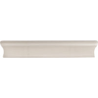 Worldwide Flooring Design Center Glacier Pull 5 Inch (c-c) Brushed Satin Nickel Glacier Pull 5 Inch (c-c) Brushed Satin Nickel Top Knobs Decorative Hardware