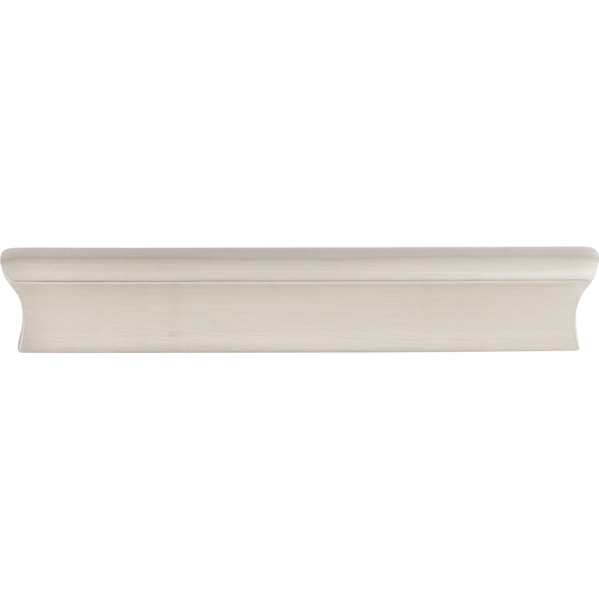 Worldwide Flooring Design Center Glacier Pull 5 Inch (c-c) Brushed Satin Nickel Glacier Pull 5 Inch (c-c) Brushed Satin Nickel Top Knobs Decorative Hardware
