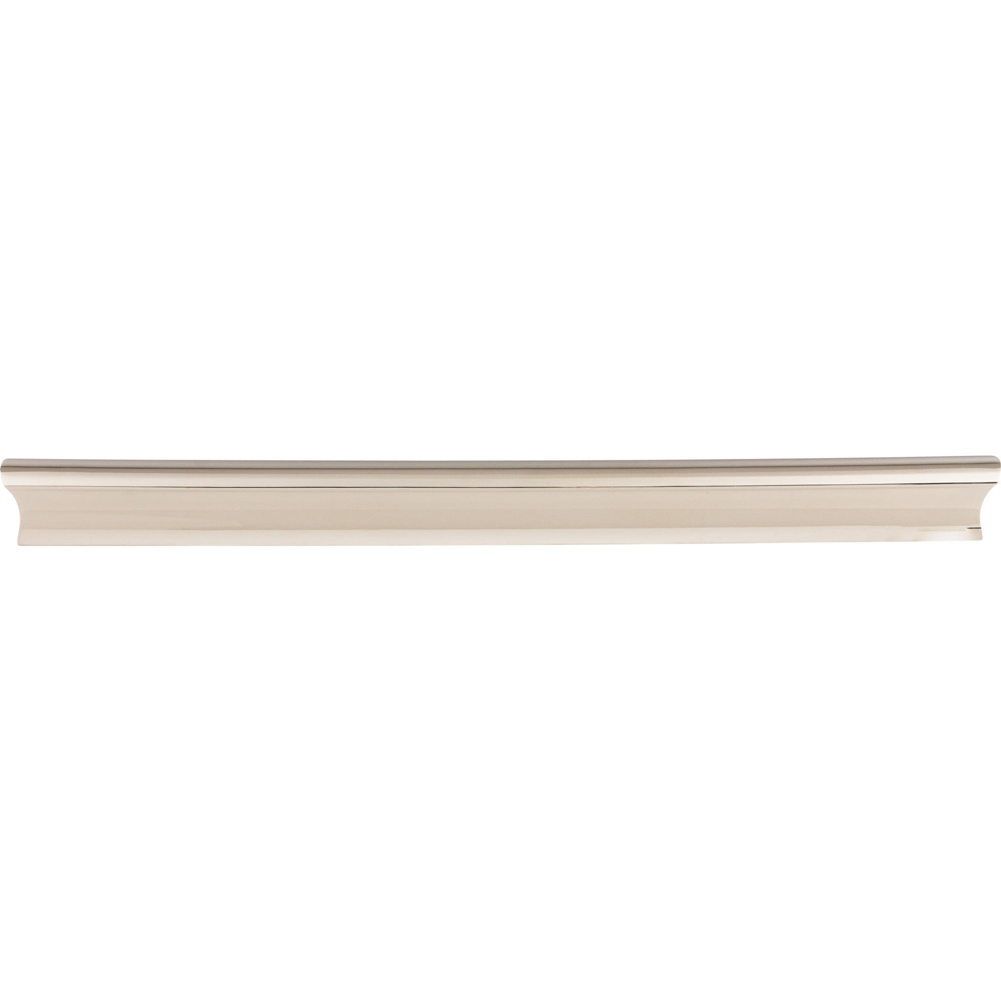 Worldwide Flooring Design Center Glacier Pull 9 15/16 Inch (c-c) Polished Nickel Glacier Pull 9 15/16 Inch (c-c) Polished Nickel Top Knobs Decorative Hardware
