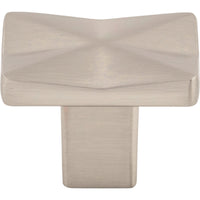Worldwide Flooring Design Center Quilted Knob 1 1/4 Inch Brushed Satin Nickel Quilted Knob 1 1/4 Inch Brushed Satin Nickel Top Knobs Decorative Hardware