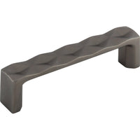 Worldwide Flooring Design Center Quilted Pull 3 3/4 Inch (c-c) Ash Gray Quilted Pull 3 3/4 Inch (c-c) Ash Gray Top Knobs Decorative Hardware