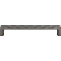 Worldwide Flooring Design Center Quilted Pull 6 5/16 Inch (c-c) Ash Gray Quilted Pull 6 5/16 Inch (c-c) Ash Gray Top Knobs Decorative Hardware