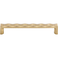Worldwide Flooring Design Center Quilted Pull 6 5/16 Inch (c-c) Honey Bronze Quilted Pull 6 5/16 Inch (c-c) Honey Bronze Top Knobs Decorative Hardware