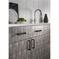 Worldwide Flooring Design Center Quilted Pull 6 5/16 Inch (c-c) Polished Chrome Quilted Pull 6 5/16 Inch (c-c) Polished Chrome Top Knobs Decorative Hardware