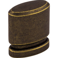Worldwide Flooring Design Center Oval Knob 1 Inch German Bronze Oval Knob 1 Inch German Bronze Top Knobs Decorative Hardware