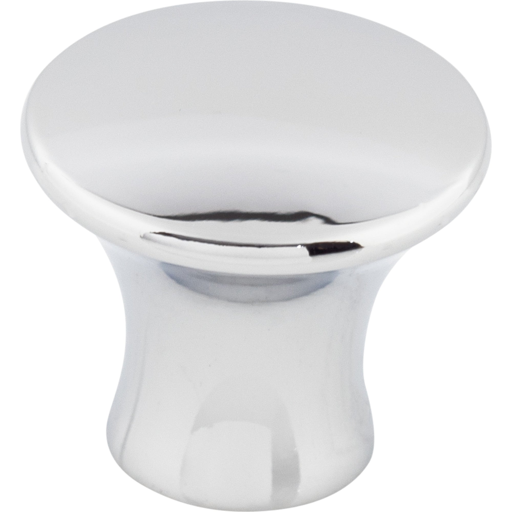 Worldwide Flooring Design Center Oculus Knob 1 1/8 Inch Polished Chrome Oculus Knob 1 1/8 Inch Polished Chrome Top Knobs Decorative Hardware