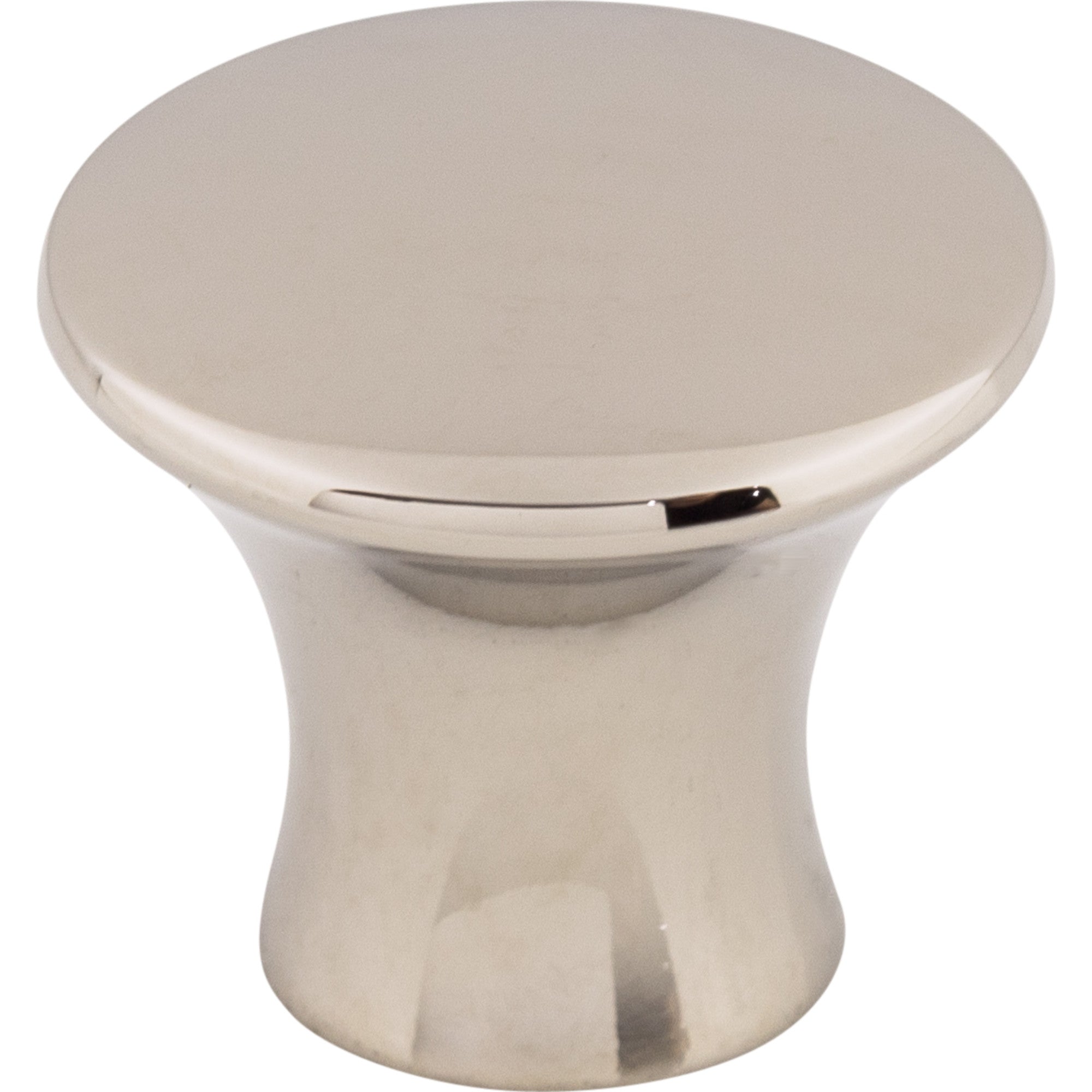 Worldwide Flooring Design Center Oculus Knob 1 1/8 Inch Polished Nickel Oculus Knob 1 1/8 Inch Polished Nickel Top Knobs Decorative Hardware