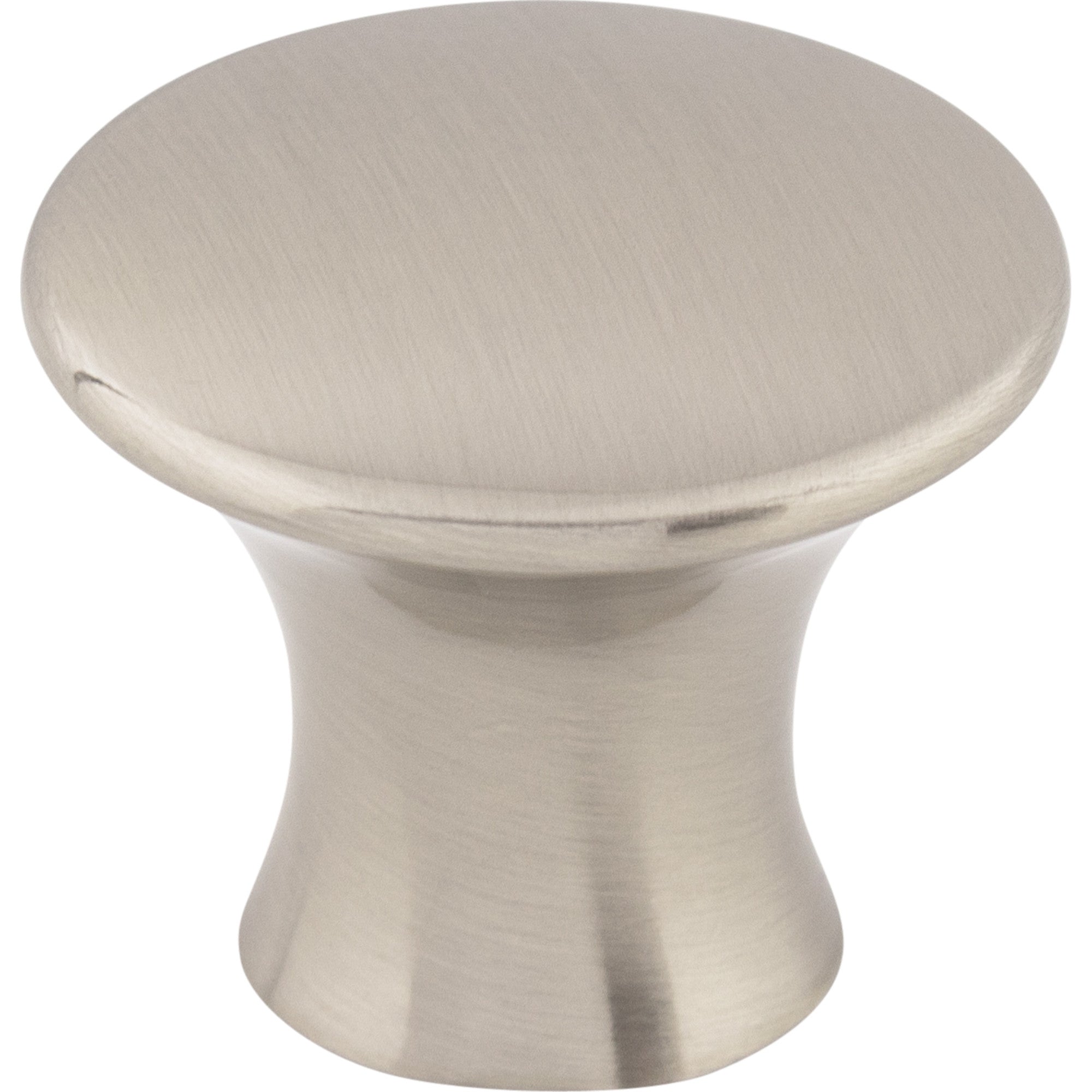 Worldwide Flooring Design Center Oculus Knob 1 5/16 Inch Brushed Satin Nickel Oculus Knob 1 5/16 Inch Brushed Satin Nickel Top Knobs Decorative Hardware