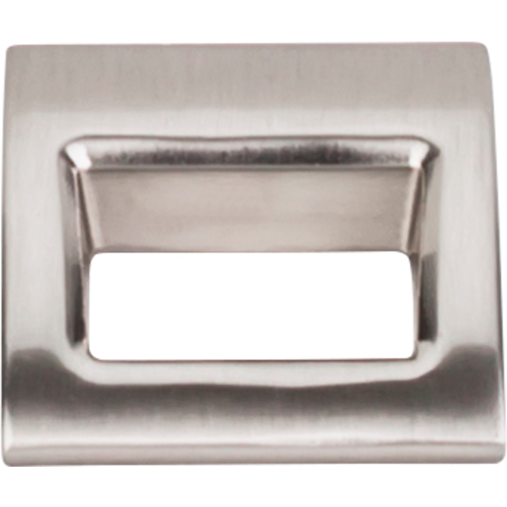 Worldwide Flooring Design Center Tango Finger Pull 1 1/8 Inch (c-c) Brushed Satin Nickel Tango Finger Pull 1 1/8 Inch (c-c) Brushed Satin Nickel Top Knobs Decorative Hardware