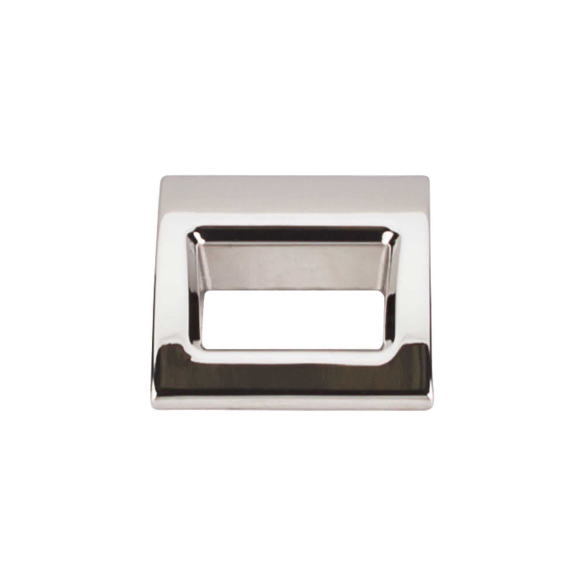 Worldwide Flooring Design Center Tango Finger Pull 1 1/8 Inch (c-c) Polished Nickel Tango Finger Pull 1 1/8 Inch (c-c) Polished Nickel Top Knobs Decorative Hardware